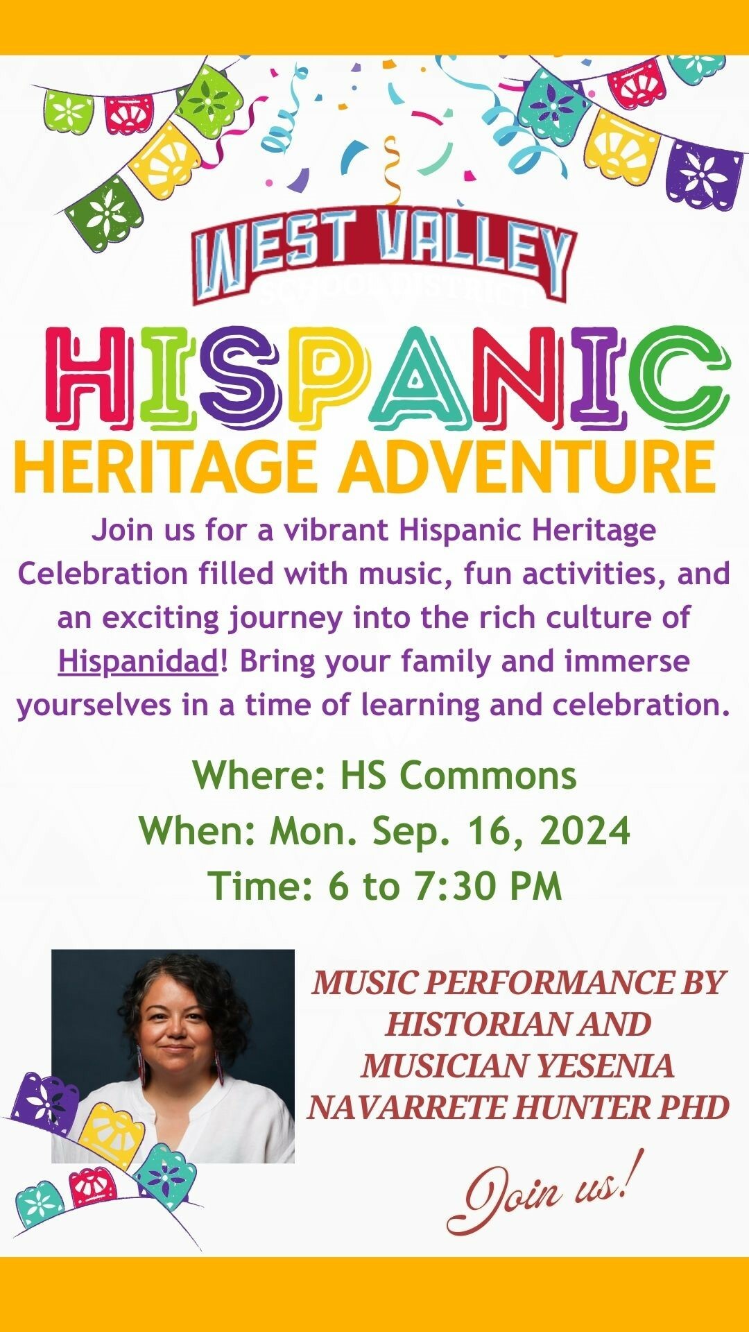 Hispanic Heritage Month Celebration ENGLISH